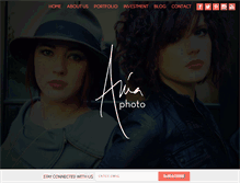 Tablet Screenshot of aniaphoto.com